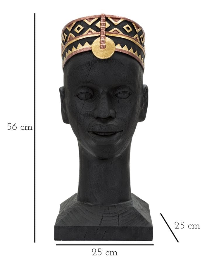 Mauro Ferretti MASSAI MAN CM 25X25X56