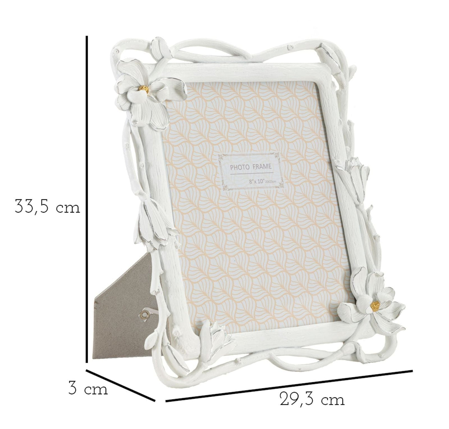 Mauro Ferretti PHOTOFRAME MAGNOLIA CM 29,3X3X33,5 (INSIDE PHOTO SIZE CM 20X25)