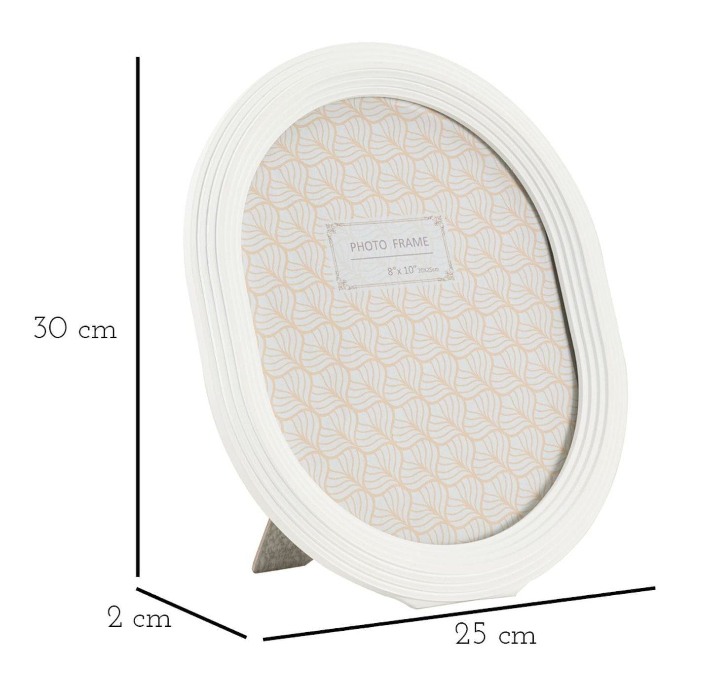 Mauro Ferretti PHOTOFRAME OVALLY CM 25X2X30 (INSIDE PHOTO SIZE CM 20X25)