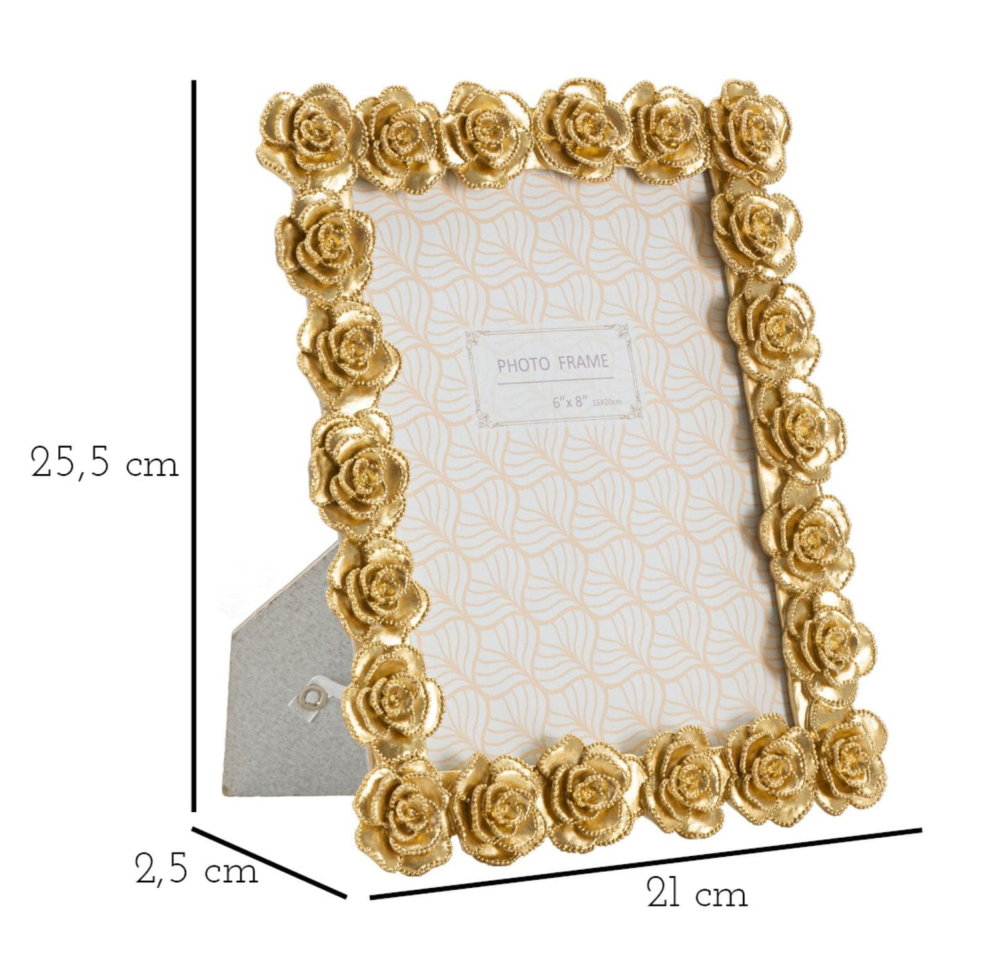 Mauro Ferretti PHOTOFRAMEROSSEN CM 21X2,5X25,5 (INSIDE PHOTO SIZE CM 15X20)