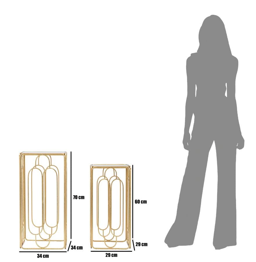 Mauro Ferretti PLANT HOLDER ARTY SET 2 PCS CM
34X34X70-29X29X60