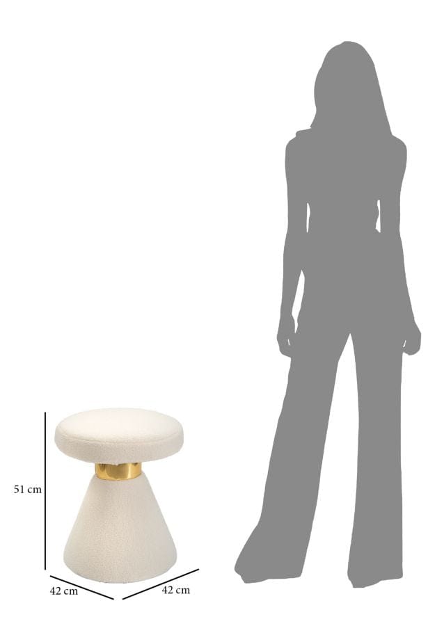 Mauro Ferretti TABLE ICELAND CM Ø 42X51