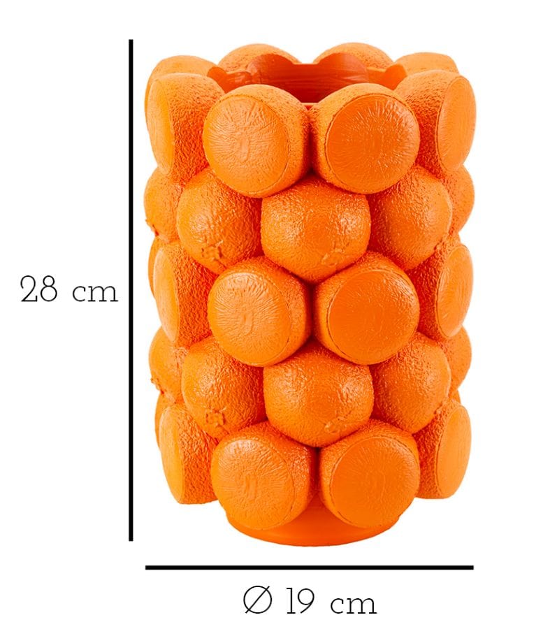 Mauro Ferretti VASE ORANGE CM Ø 19X28