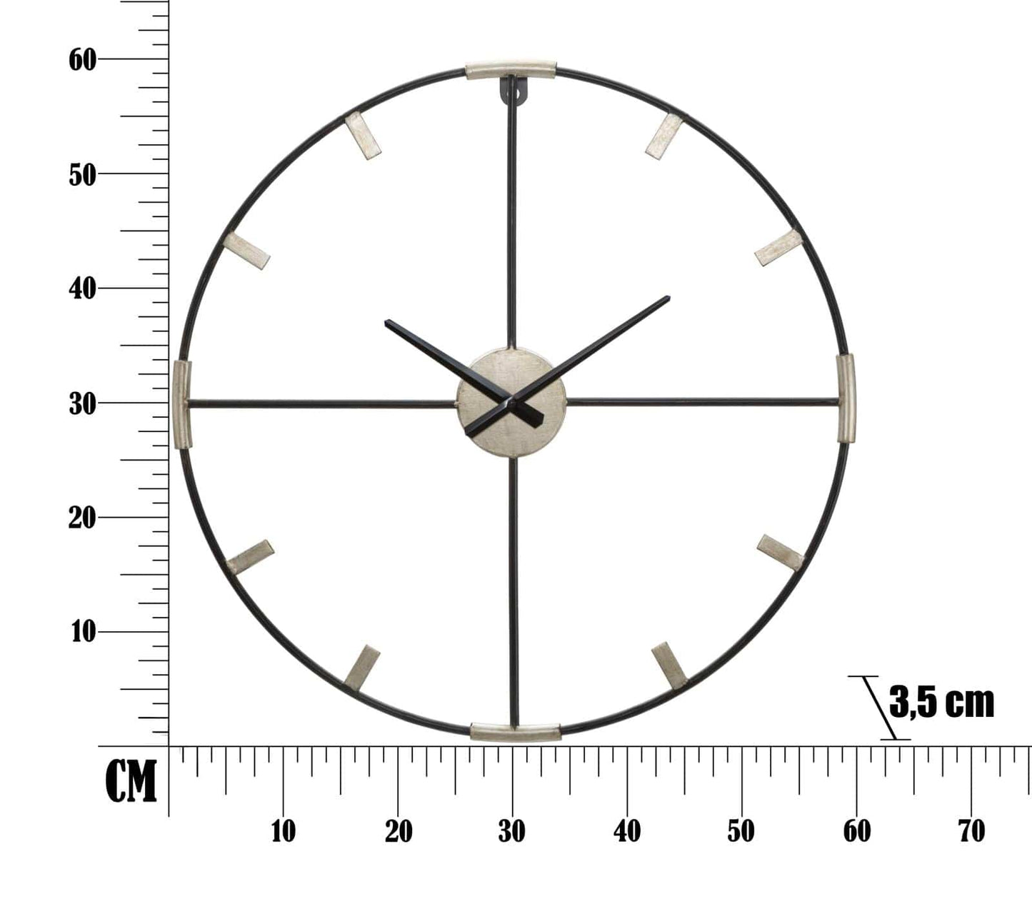 Mauro Ferretti WALL CLOCK STICKY CM Ø 60X3,5