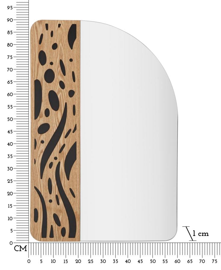 Mauro Ferretti WALL MIRROR TERRY CM 60X1X90