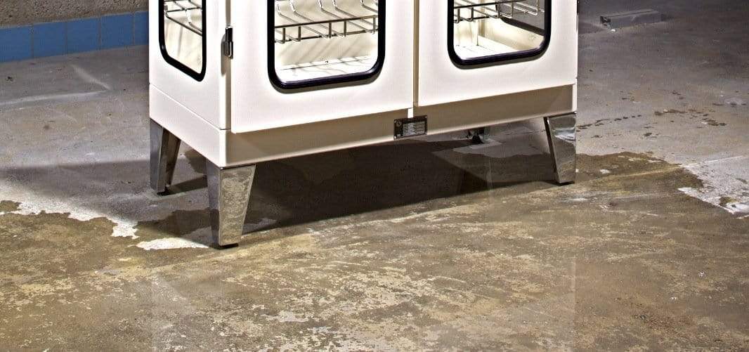 Verchroomde poten voor industriële kast MK1.2 | IndustrieelHuys.nl.