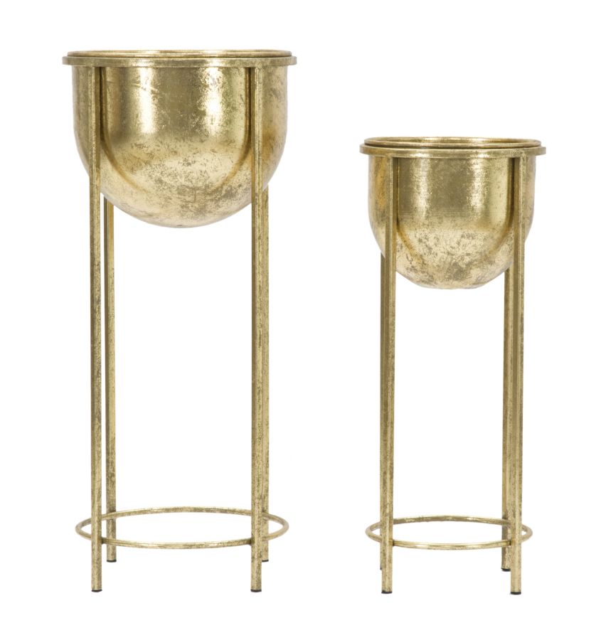 Bloemenhouder Glam Coppia Goudkleurig - Set van 2