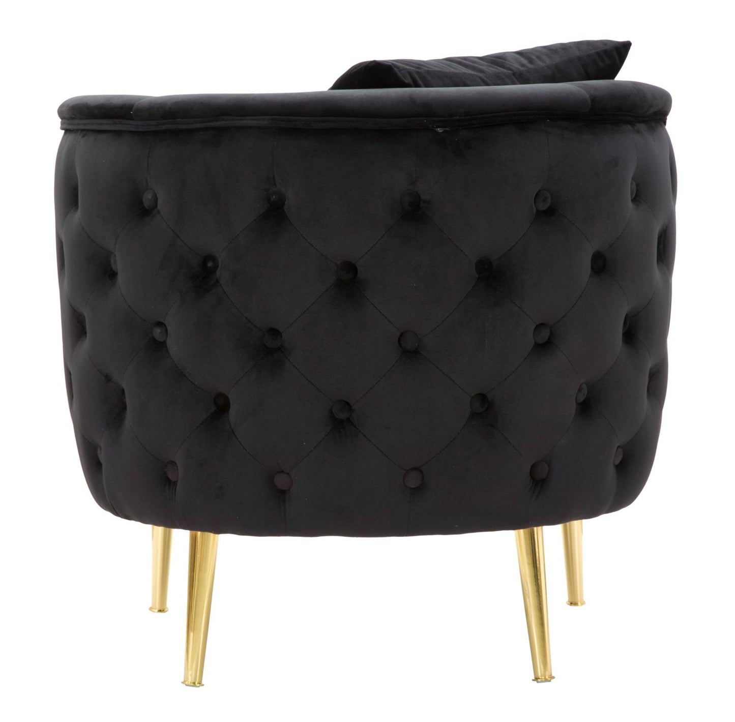 Fauteuil Bucarest Zwart 71x76x74 cm