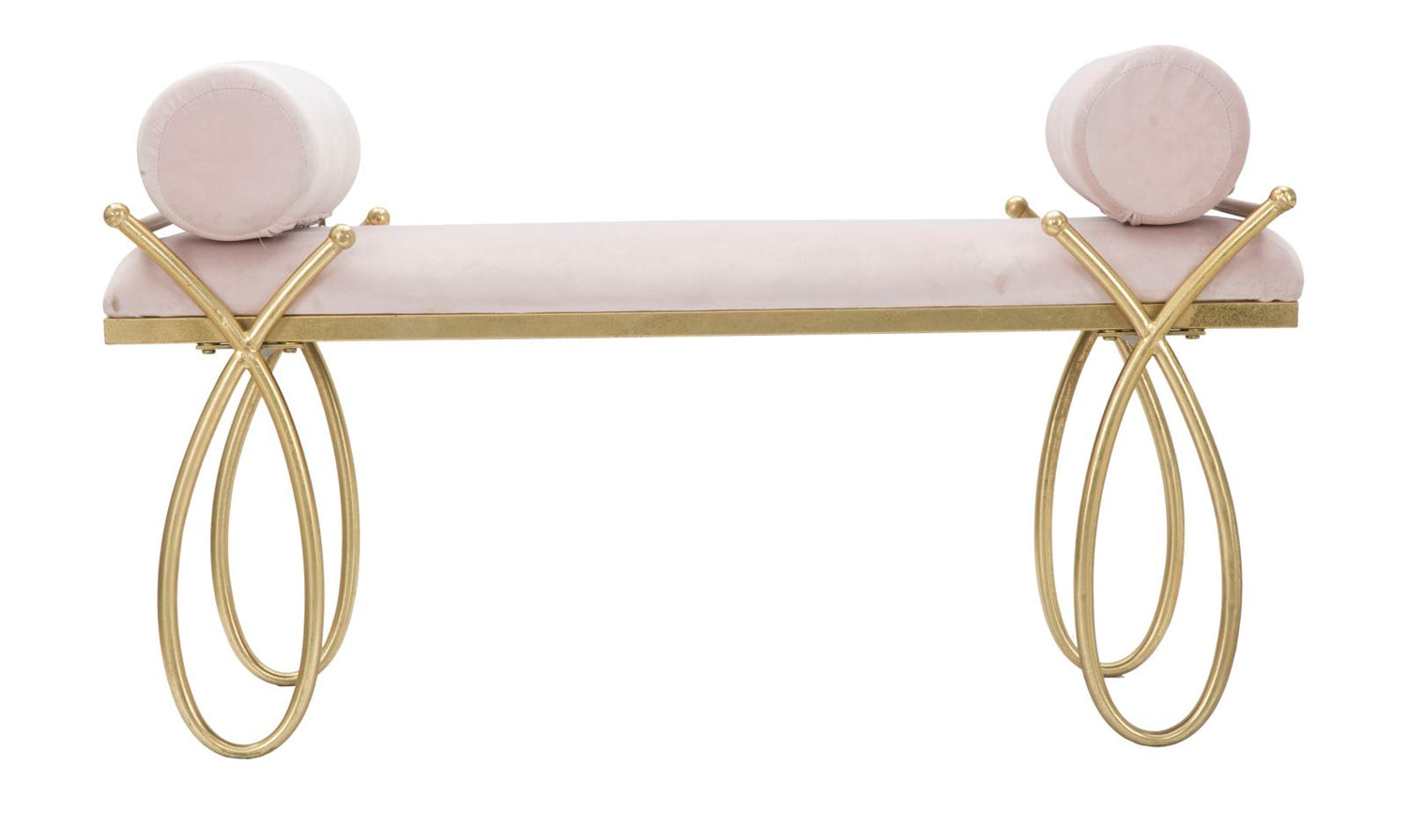 Bench Ribbon Roze 53x112.5x49 cm