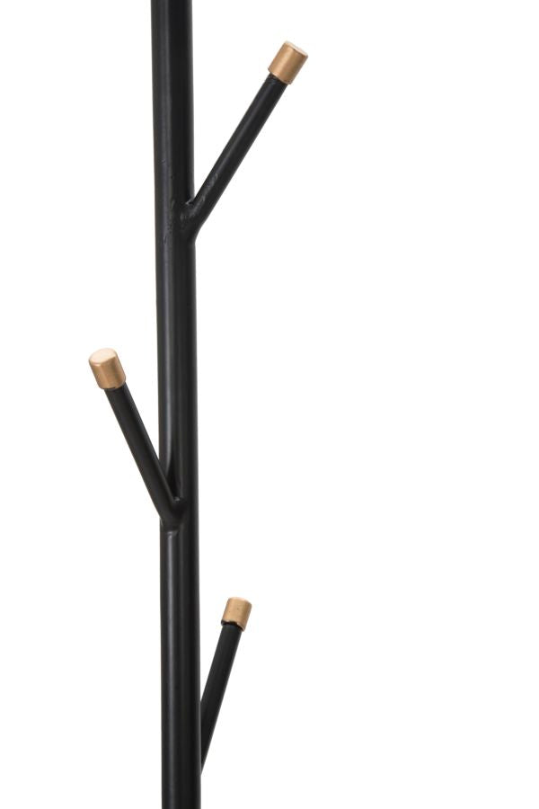 Garderobe Met Paraplustandaard Glam Zwart 176x26x26 cm