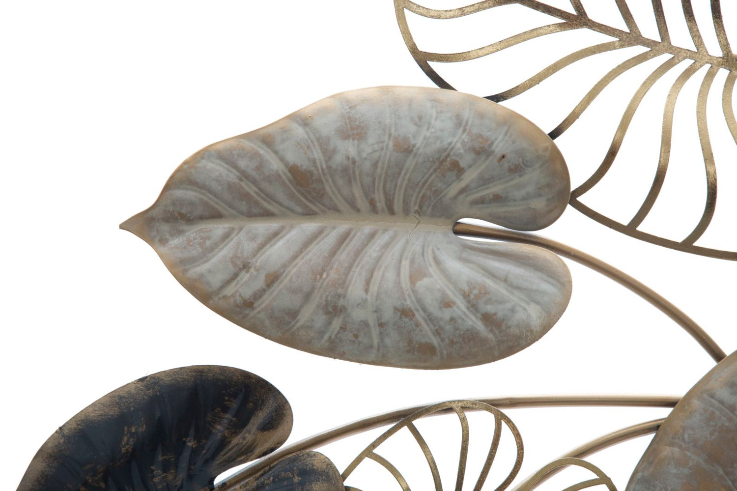 Ijzeren Wandpaneel Century Met Bladmotief 61x131x4.5 cm