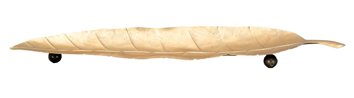 Blad Dienblad Goud 11x38x3 cm