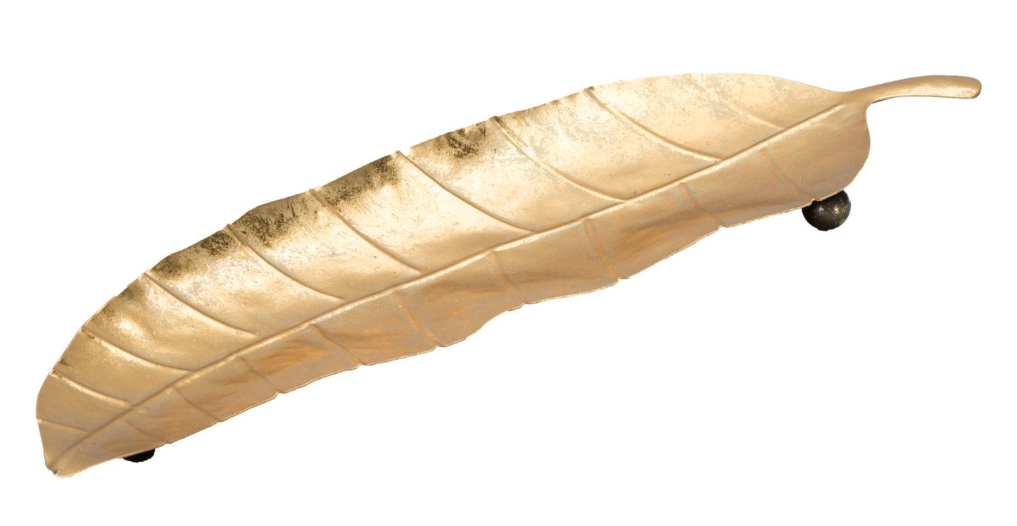 Blad Dienblad Goud 11x38x3 cm