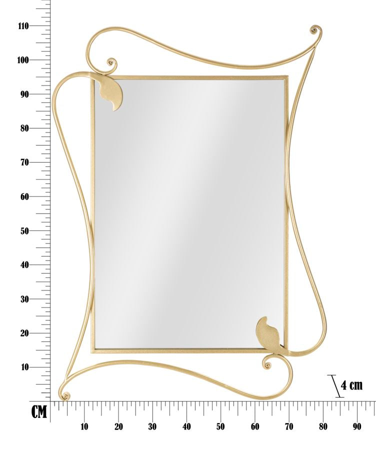 Wandspiegel Petal Goud 110x80x4 cm