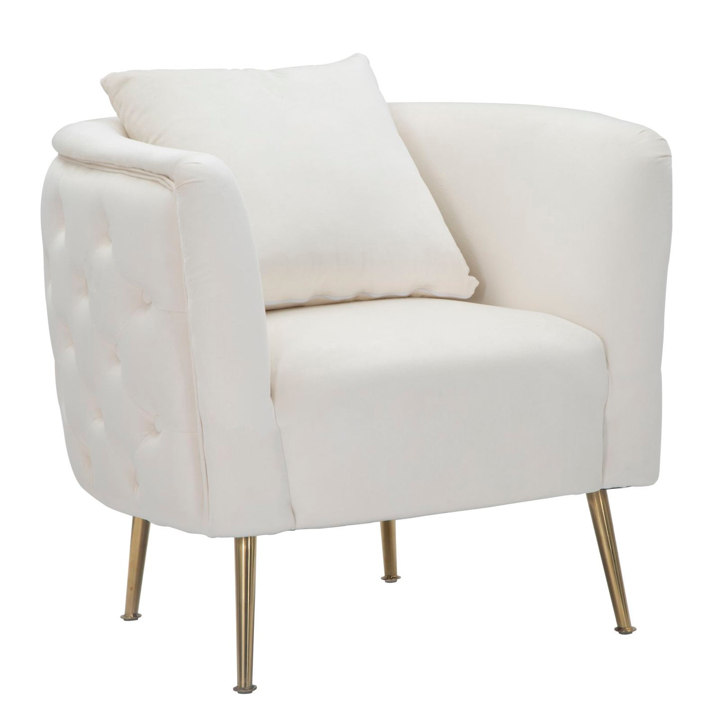 Fauteuil Bucarest Crema 71x76x74 cm