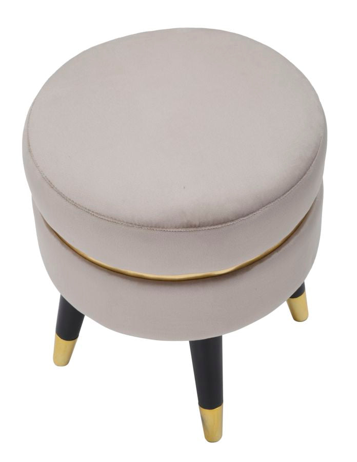 Kruk Paris Grijs/Gold 40.5x35x35 cm