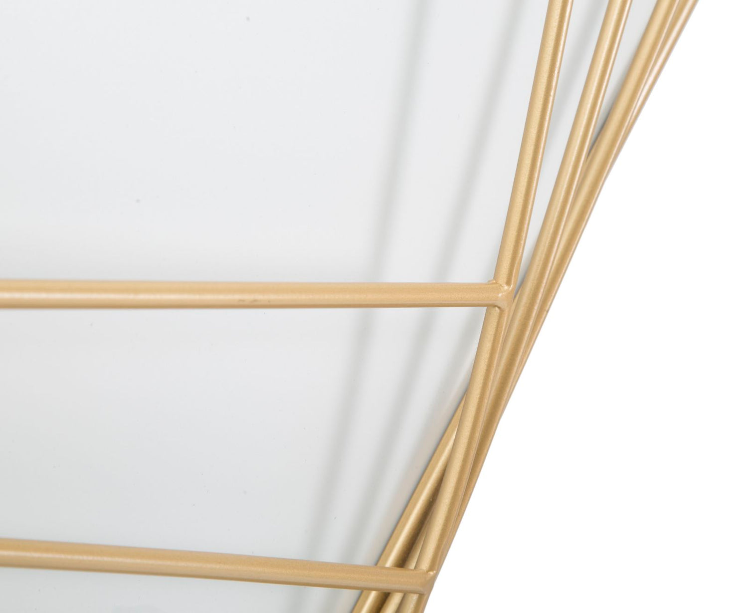 Wandklok Goldy Line Glam 85x85x6 cm