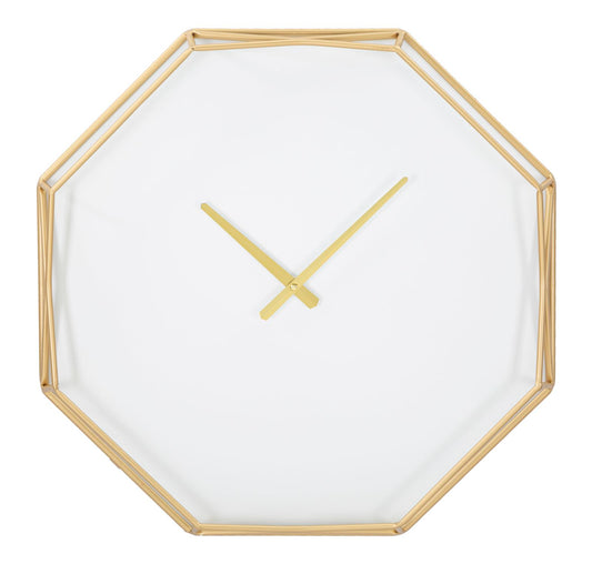Wandklok Goldy Octagonaal Glam 56x56x6.5 cm