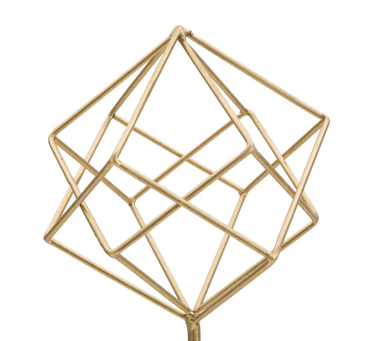 Decoratief Kubus Beeld Glam 41.5x16x18 cm