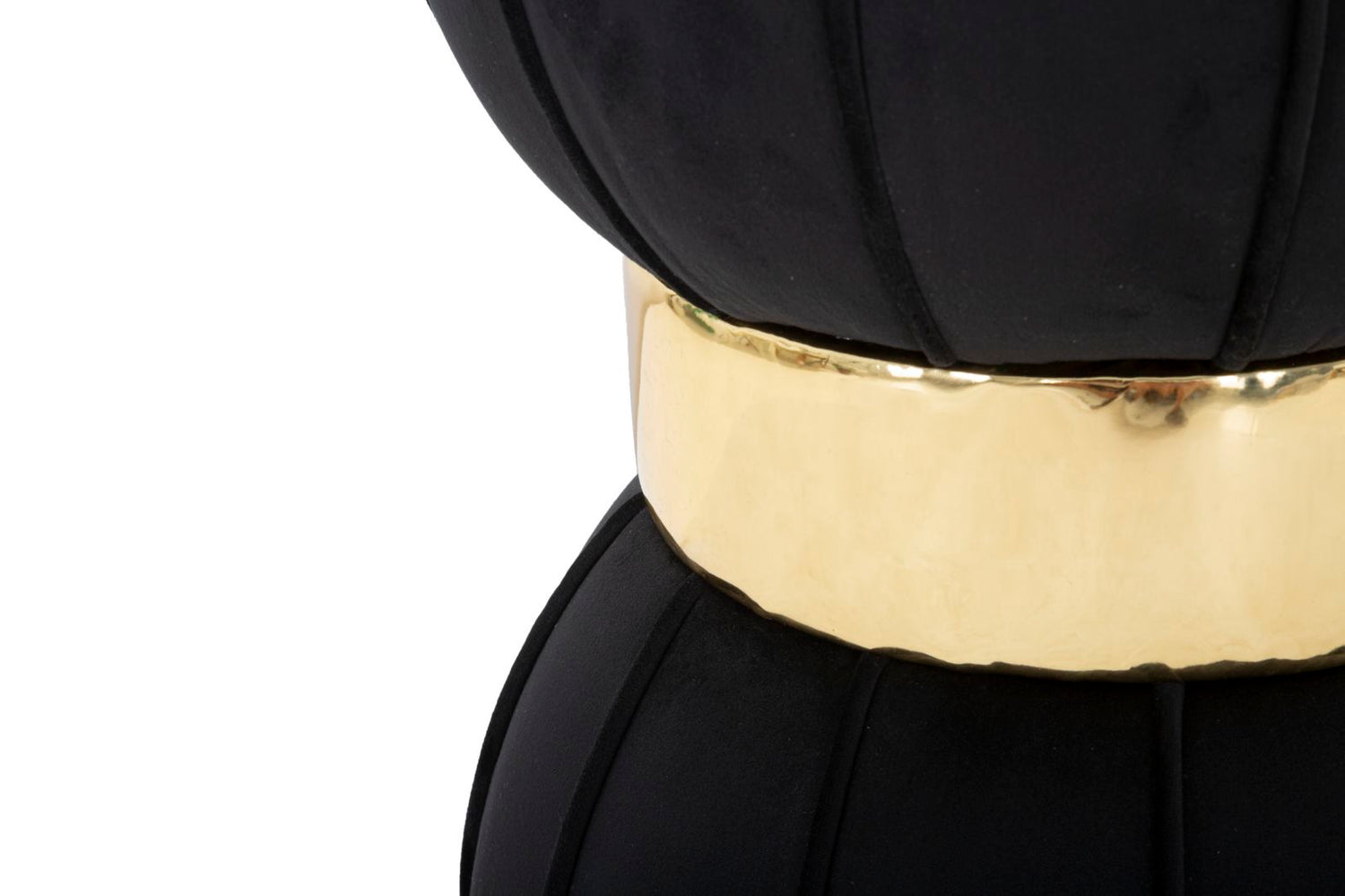 Kruk Bloem Zwart 44x40x40 cm