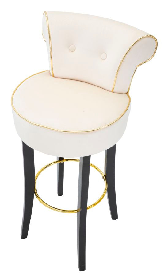 Barkruk Luxy Cream 96x46x48 cm