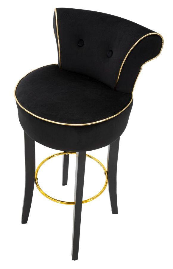 Barkruk Luxy Zwart 96x46x48 cm