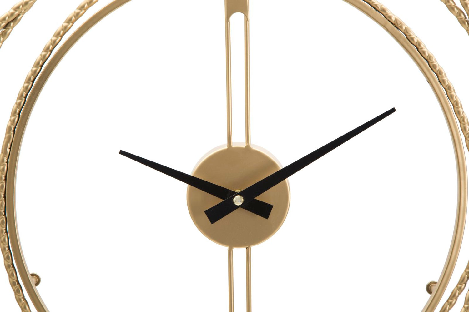Wandklok Gold Strips 50x50x4 cm