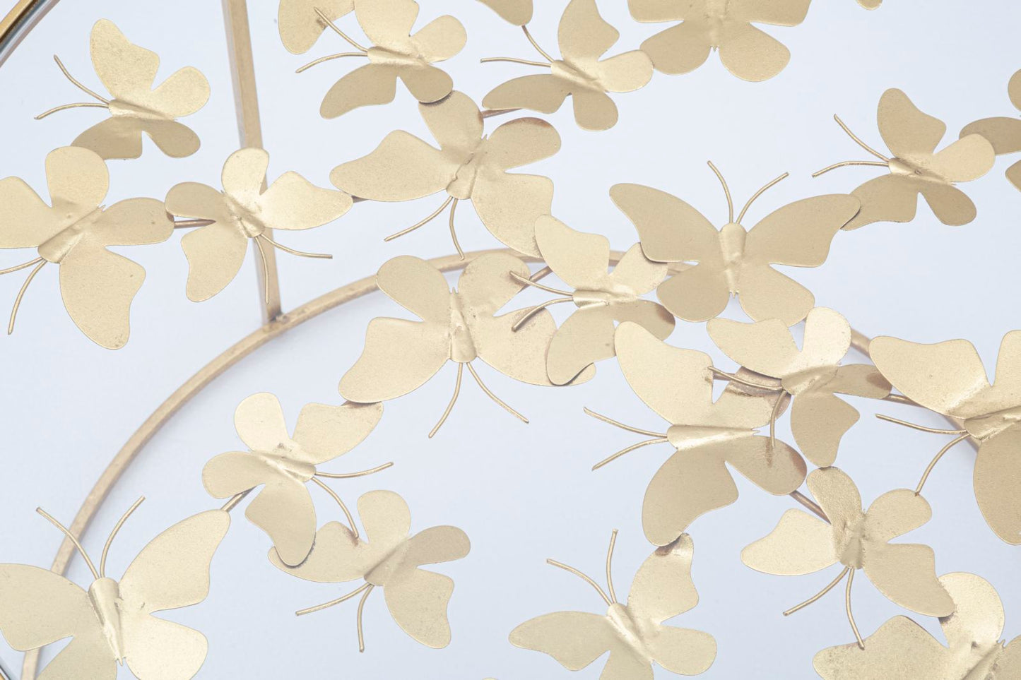 Salontafel Vlinders Goud 40.5x60x60 cm