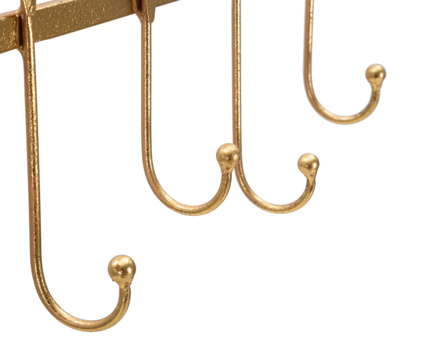 Wandhaak Met 5 Bladeren Glam 26.3x49.5x6 cm