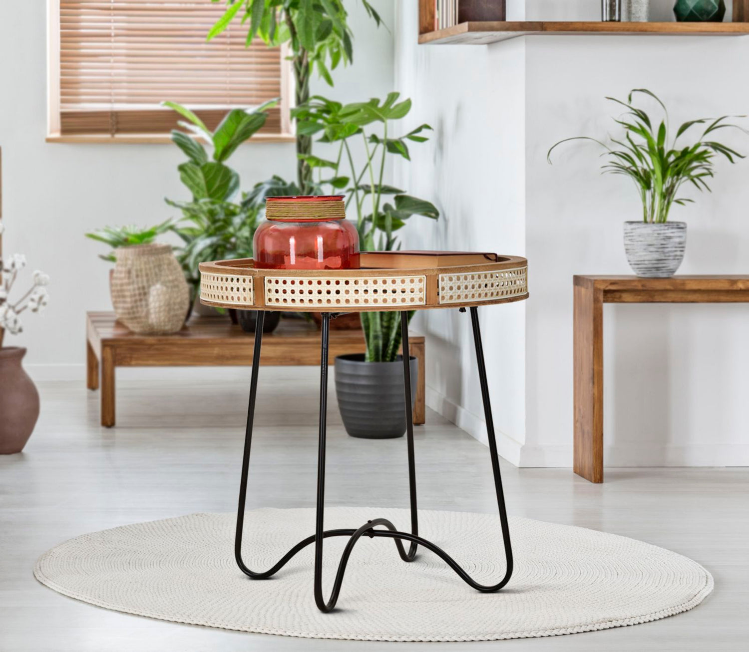 Lage Tafel Fuji Boho Chic 60.5x60x60 cm