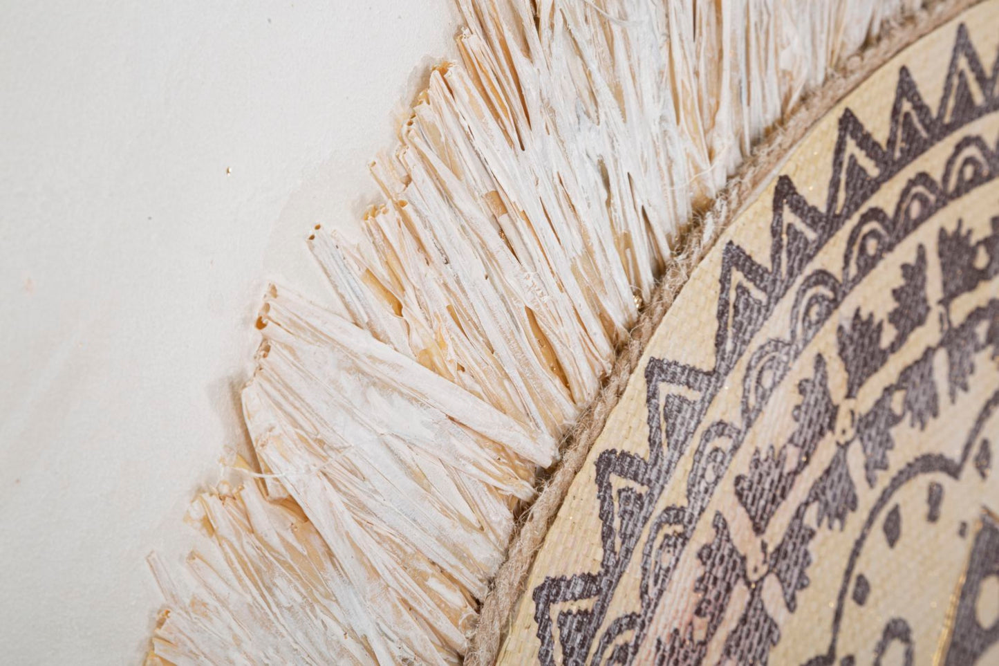 Wandschilderij Malind Met Reliëfdetails 100x100x2.8 cm
