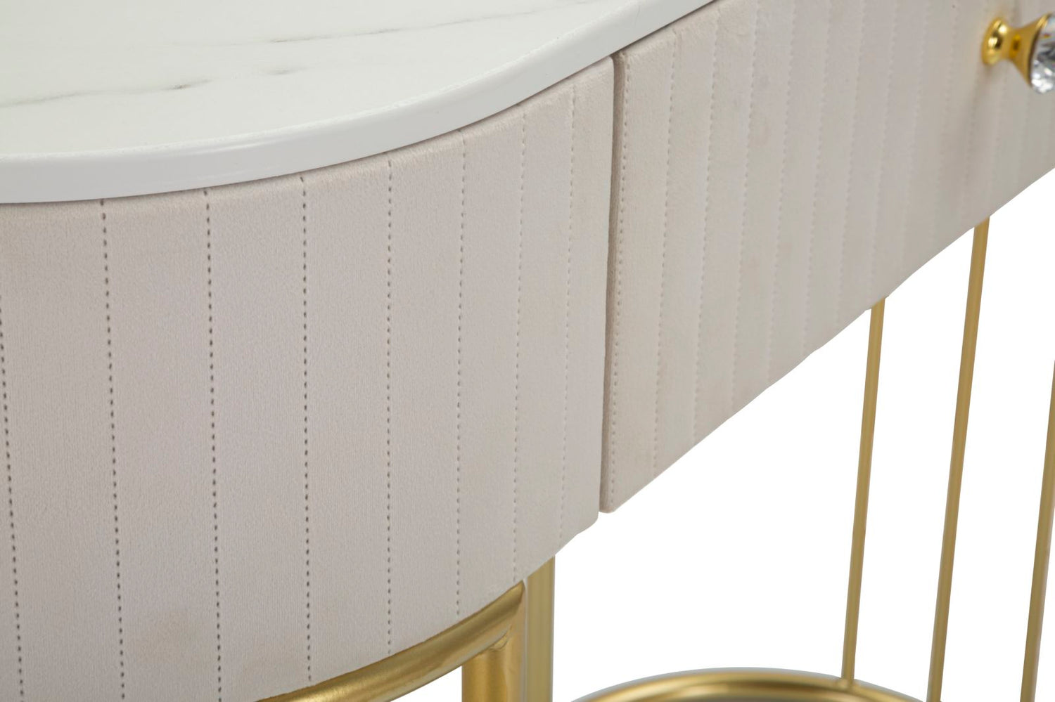 Console Montpellier Glam Crème 75x100x40 cm
