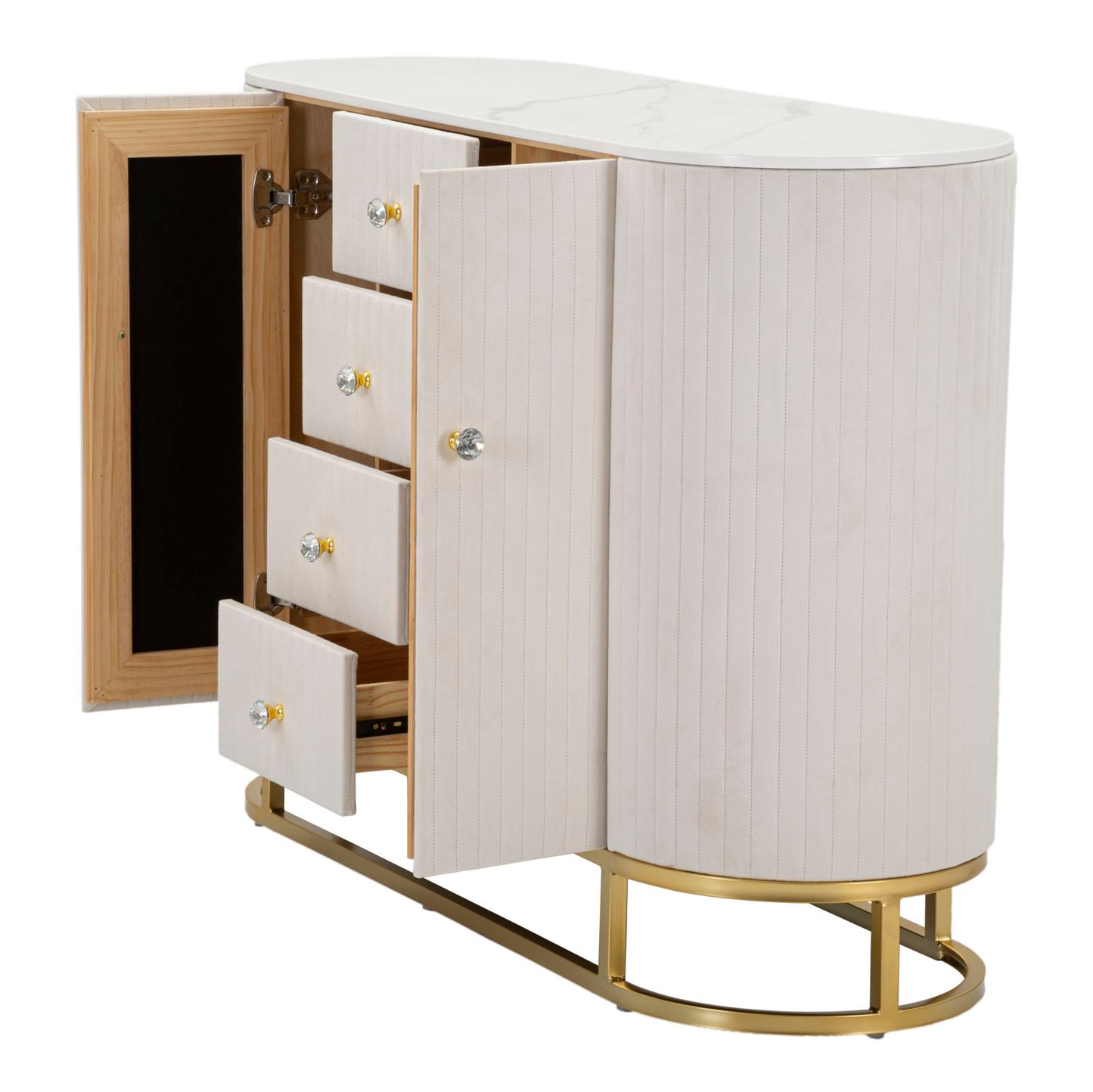 Kast Montpellier Crème 85x120x40 cm