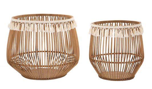 Rattan Manden Fuji Set 2-delig Bruin