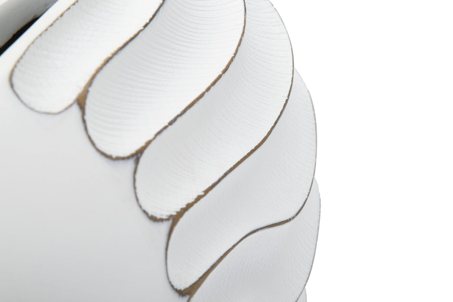 Decoratieve Vaas Polyresin Lijnen 24.5x34x11.5 cm