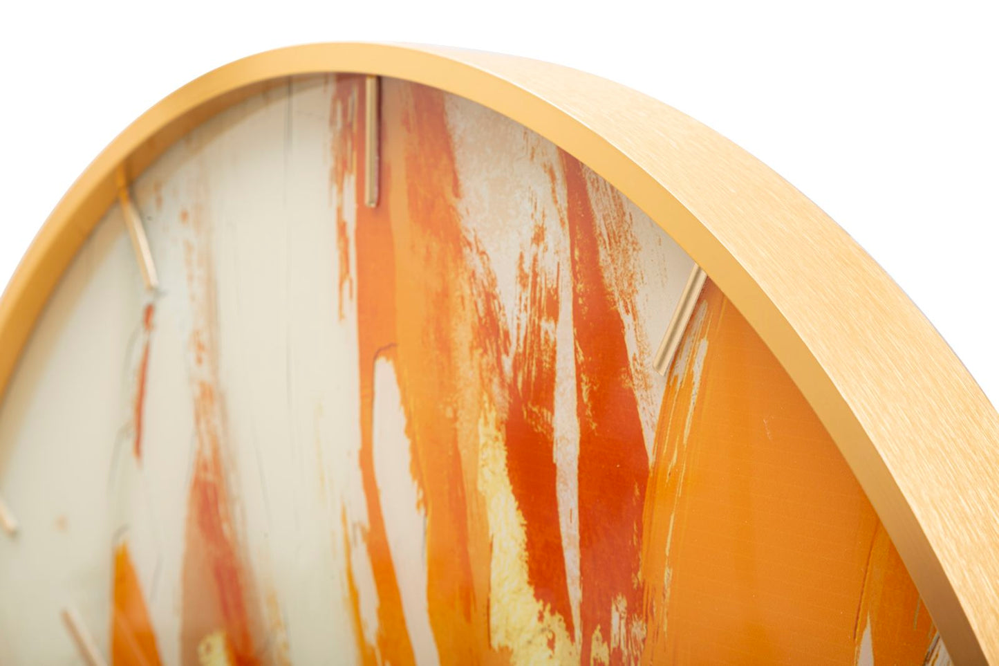 Wandklok Glas Toply Multicolor 60x5x5 cm