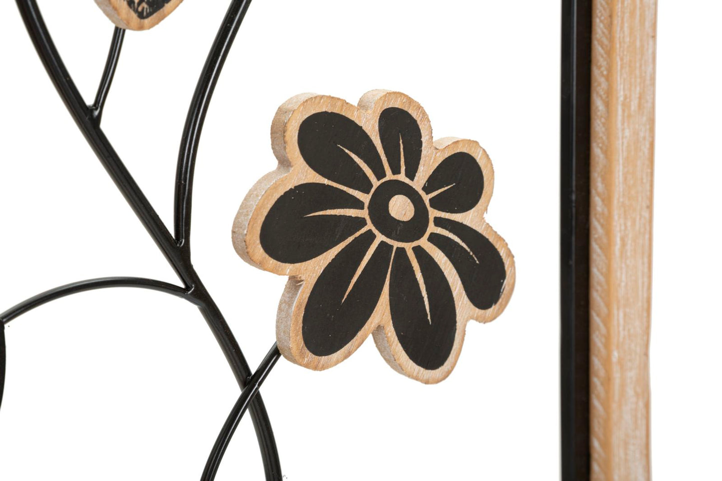 IJzeren Wandpaneel Girish Met Bloemendetail 60x30x2.5 cm