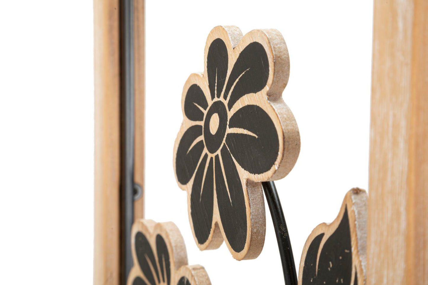 IJzeren Wandpaneel Girish Met Bloemendetail 60x30x2.5 cm