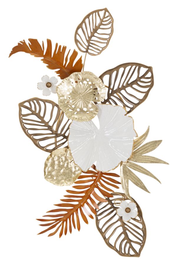 IJzeren Wandpaneel Bouquet 87x50.8x7 cm
