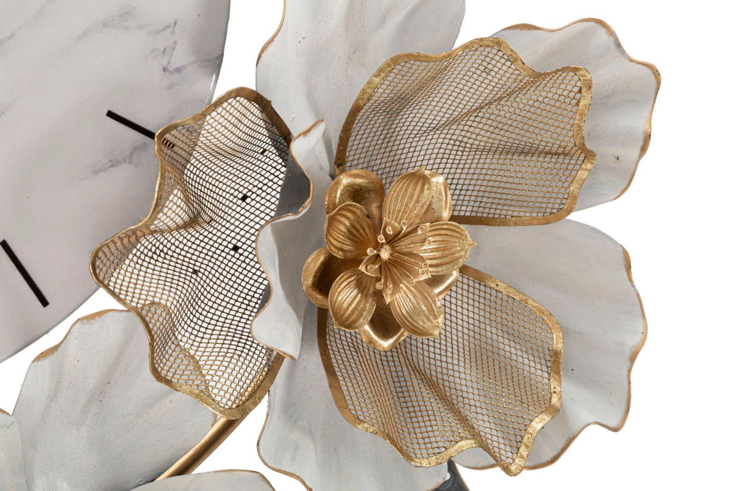 Wandklok Bloemen Boho Chic 64x64x8 cm