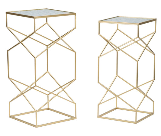 Glassy Bijzettafel Set 2 Stuks