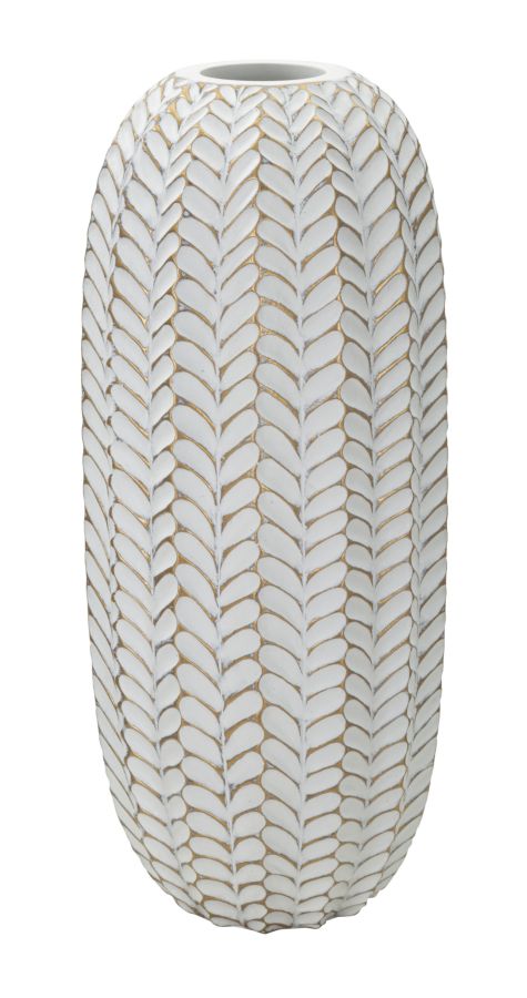 Bladvormige Decoratieve Vaas 46x18.5x18.5 cm