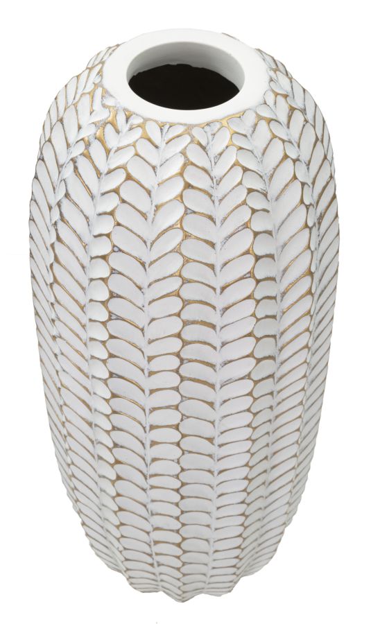 Bladvormige Decoratieve Vaas 46x18.5x18.5 cm