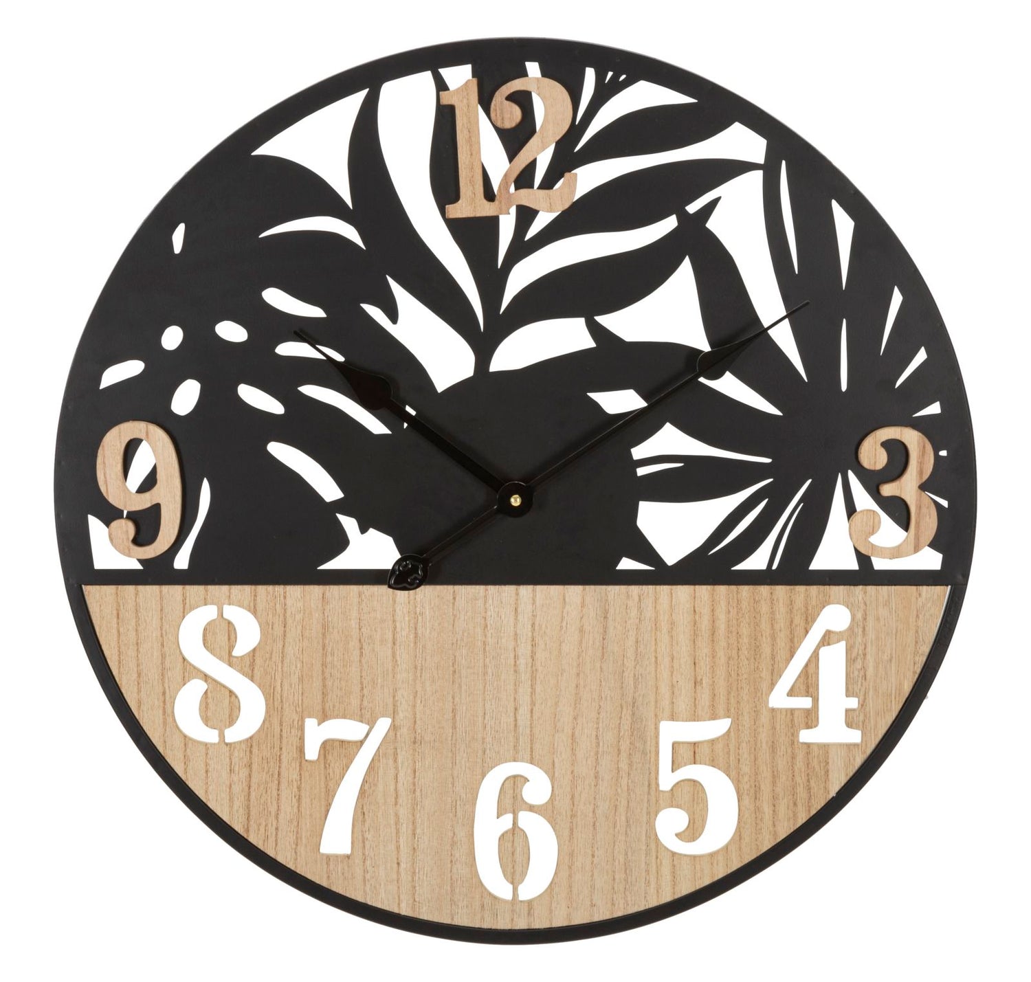 Wandklok Palm 60x60x2.5 cm