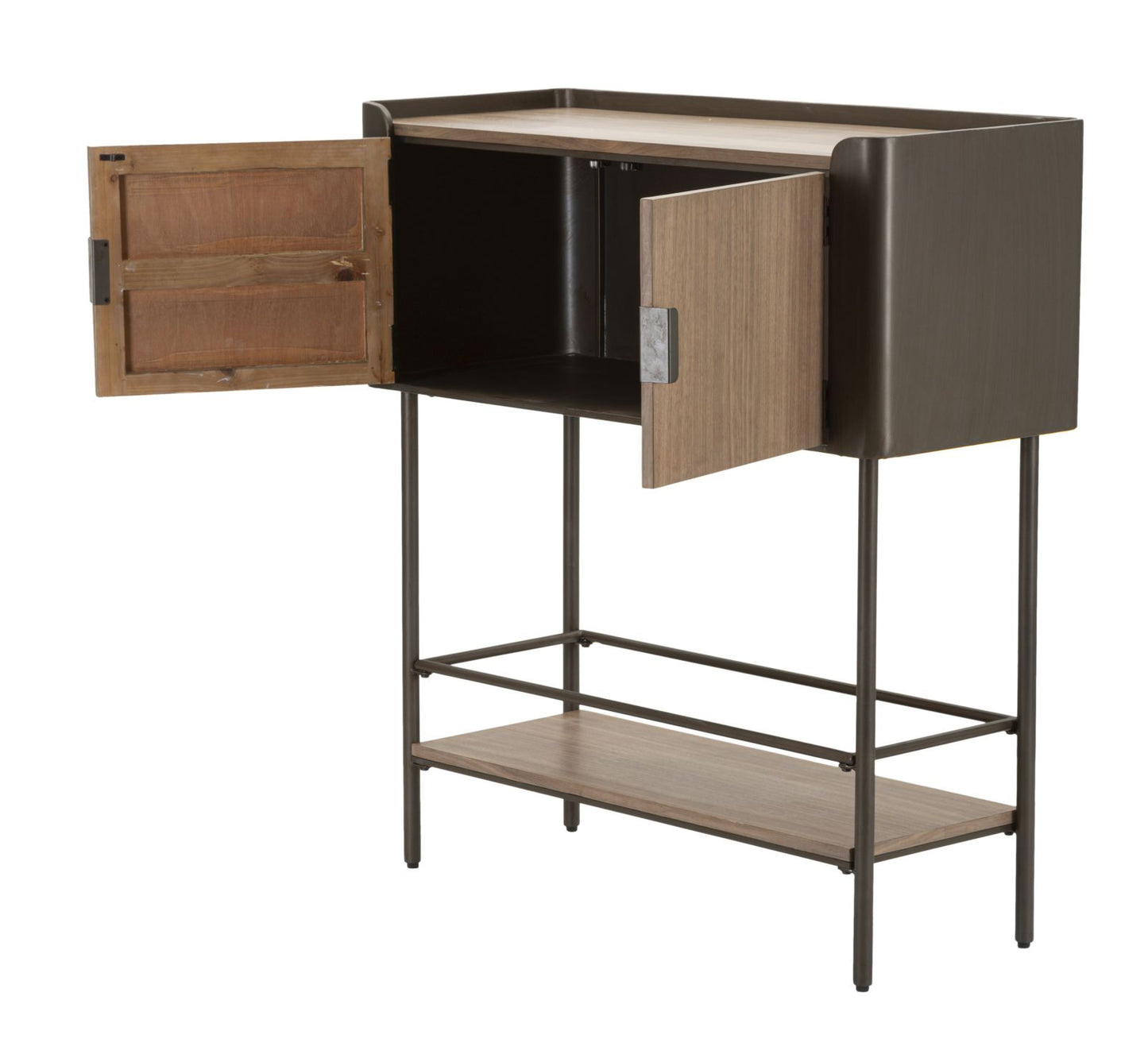 Kast Toronto Met Metaal En Hout 110x100x42 cm