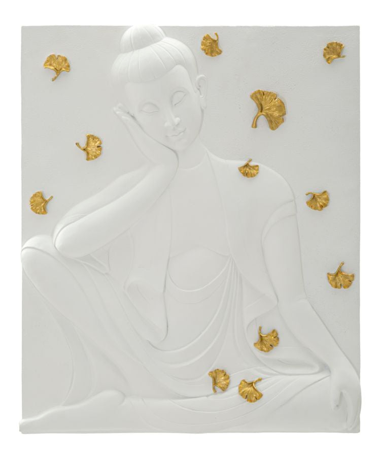 Wandpaneel Boeddha Glam 55.5x46x5.7 cm