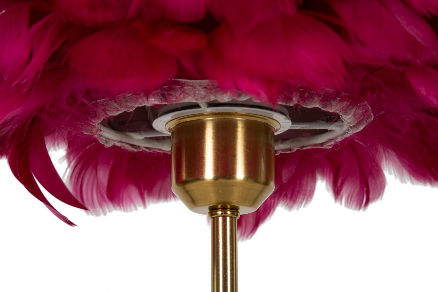 Tafellamp Ball Feather Bordeaux 50x30x30 cm