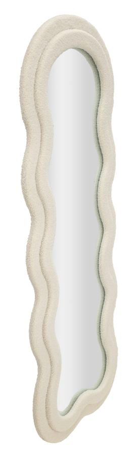 Wandspiegel Teddy Crème 160x40x4 cm