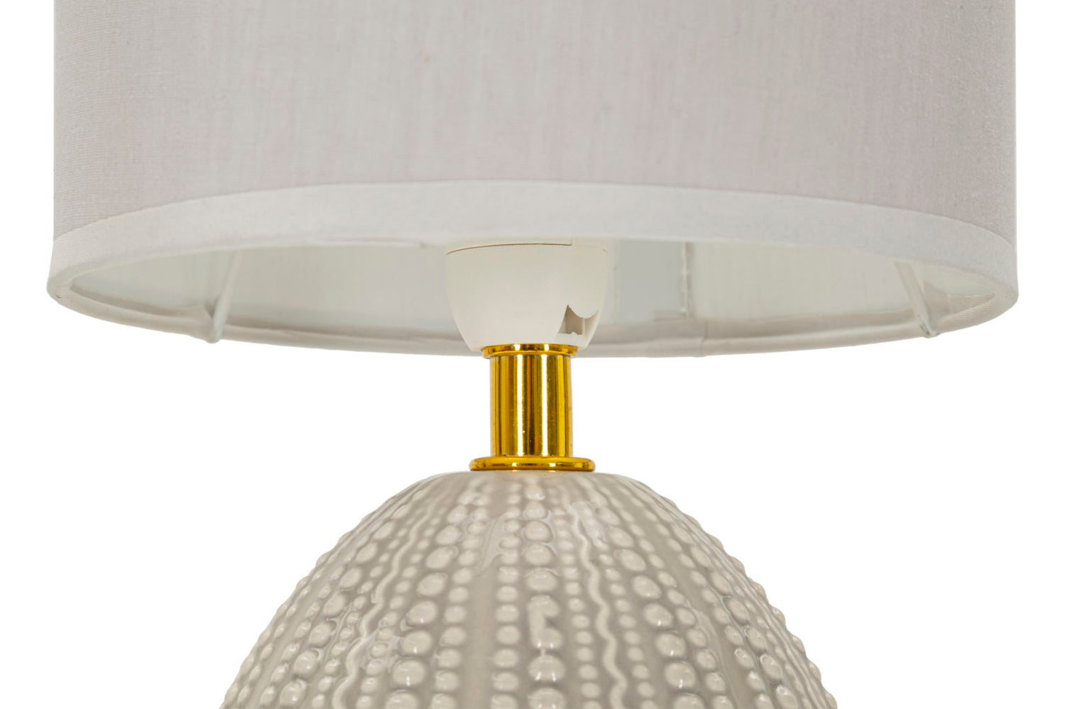 Nachtkastlamp Flavi Grijs 30.5x15x15 cm