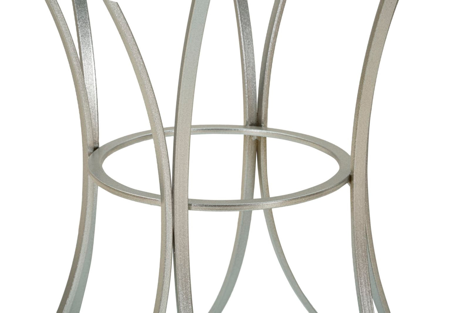 Zilveren Glam Tafel Trixy 68x56x56 cm